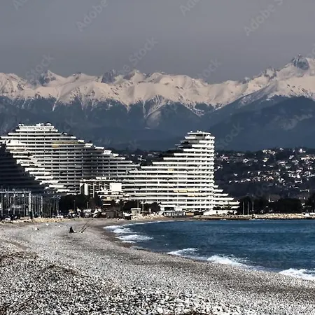 Marina Star Azuree Le Ciel Le Soleil Et La Entre Antibes Et 50m2 Rien Que Pour Vous Avec Vue Panoramique Sur Garage Prive Terrasse A 150 M * Villeneuve-Loubet